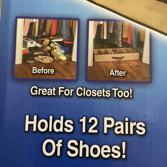 Shoes under bed storage/organizer - Picture 3 of 3